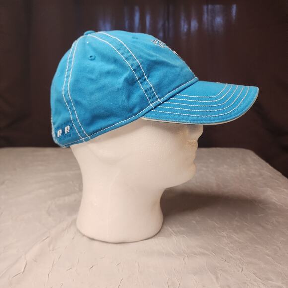 M&Ms Racing Team Womens Hat Cap Blue Y2K Bling NASCAR #38 David Gilliland - Picture 4 of 7